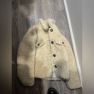 Zara fur coat